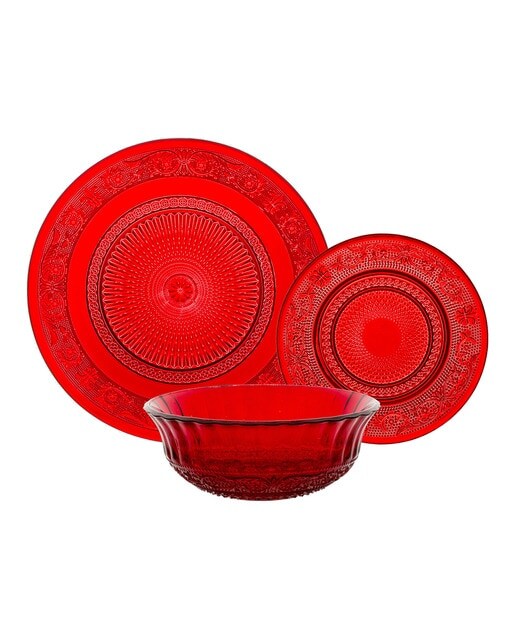 Vajilla por piezas Constance Rojo El Corte Inglés