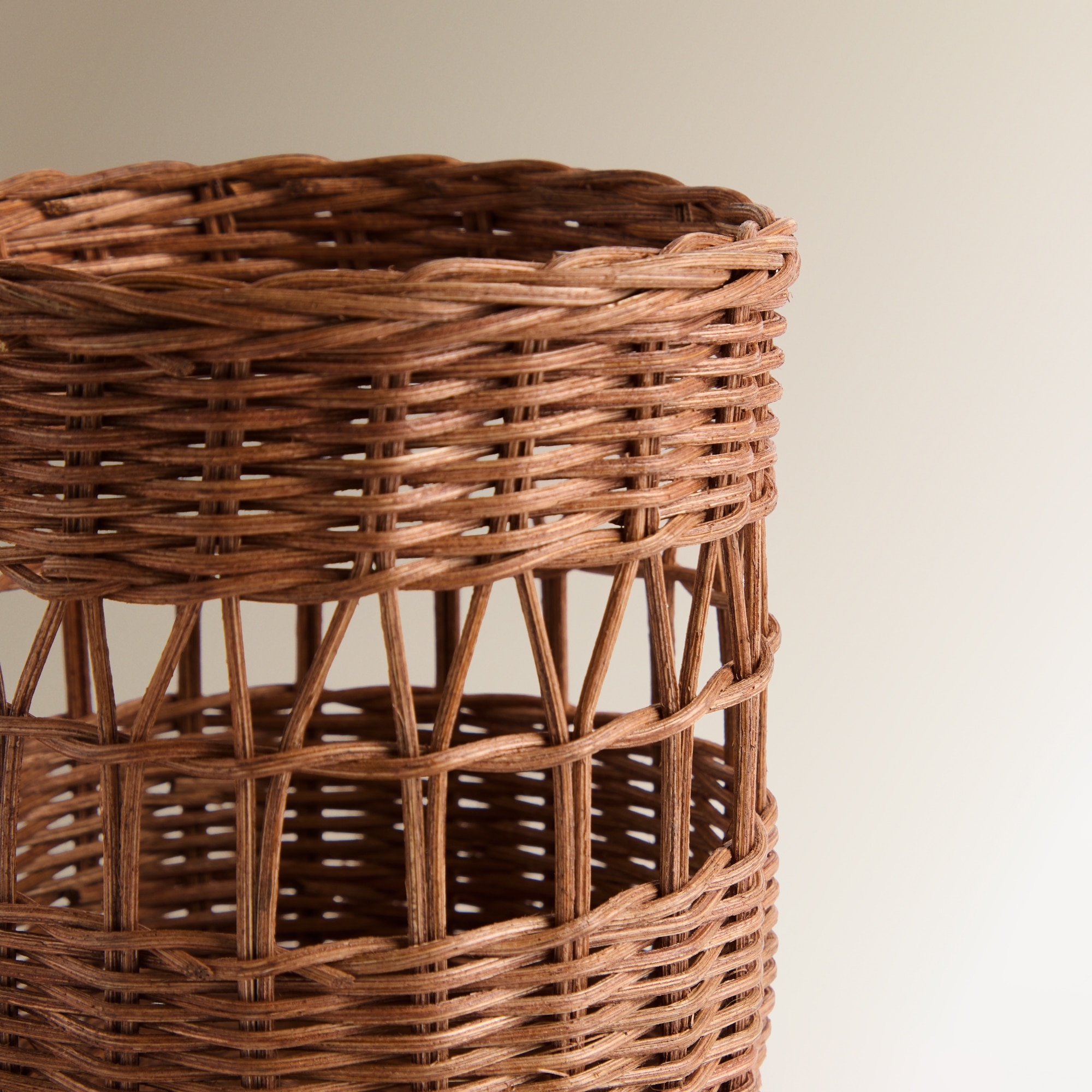 Suporte para Talheres Redondo Malang Castanho-2