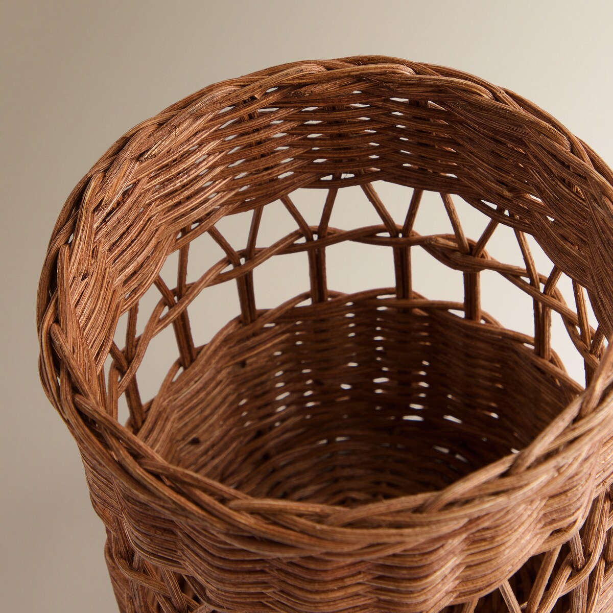 Suporte para Talheres Redondo Malang Castanho-3