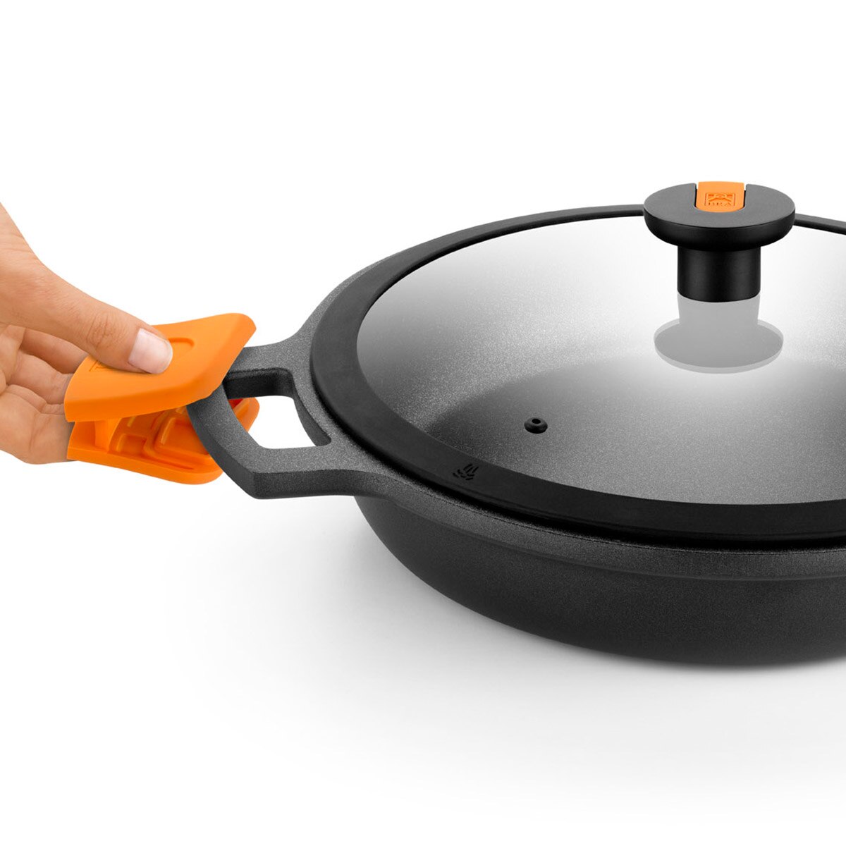 Trem de Cozinha com Prancha de 5 Peças Efficient Pro Preto-8