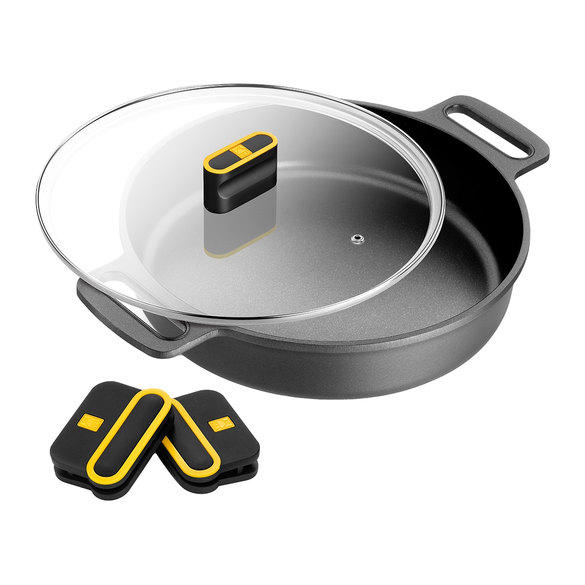 Trem de Cozinha de 4 Peças Daily Pro Preto-6