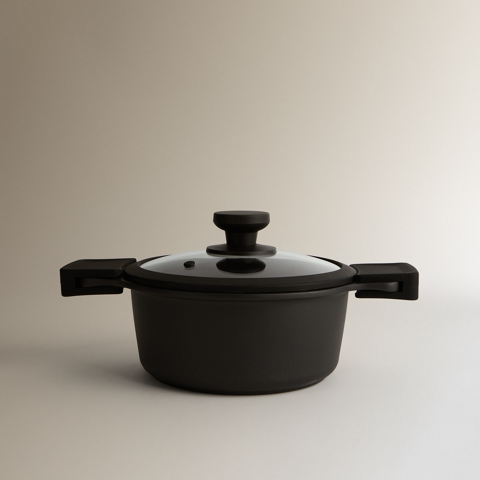 Trem de Cozinha de 4 Peças de Alumínio Fundido Excellent Pro Preto-3