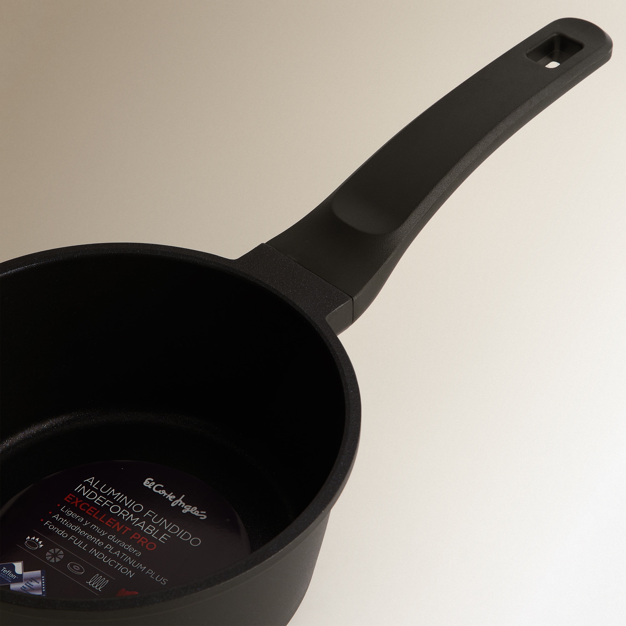 Trem de Cozinha de 4 Peças de Alumínio Fundido Excellent Pro Preto-7