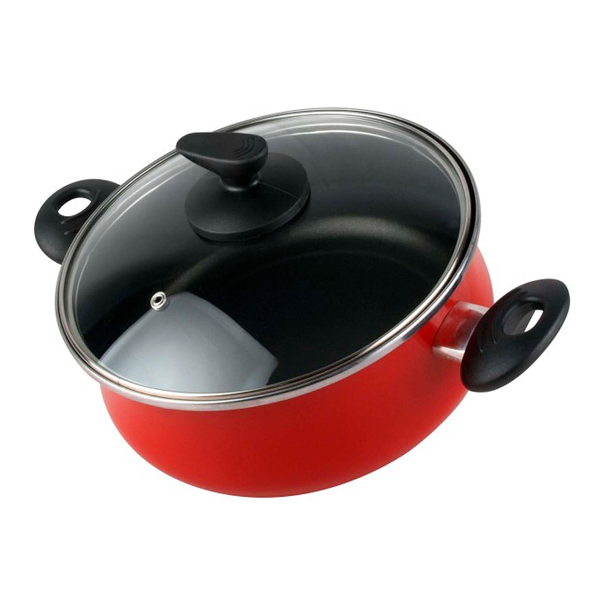 Cacerola acero esmaltado Praga Magefesa Rojo-2