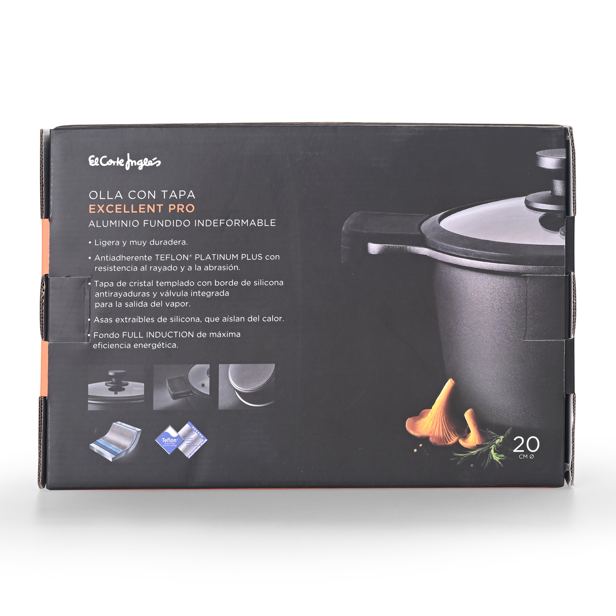 Panela de Alumínio Fundido Excellent Pro Preto-9