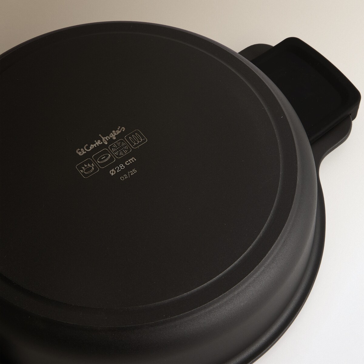 Caçarola Baixa de Alumínio Fundido Excellent Pro Preto-2