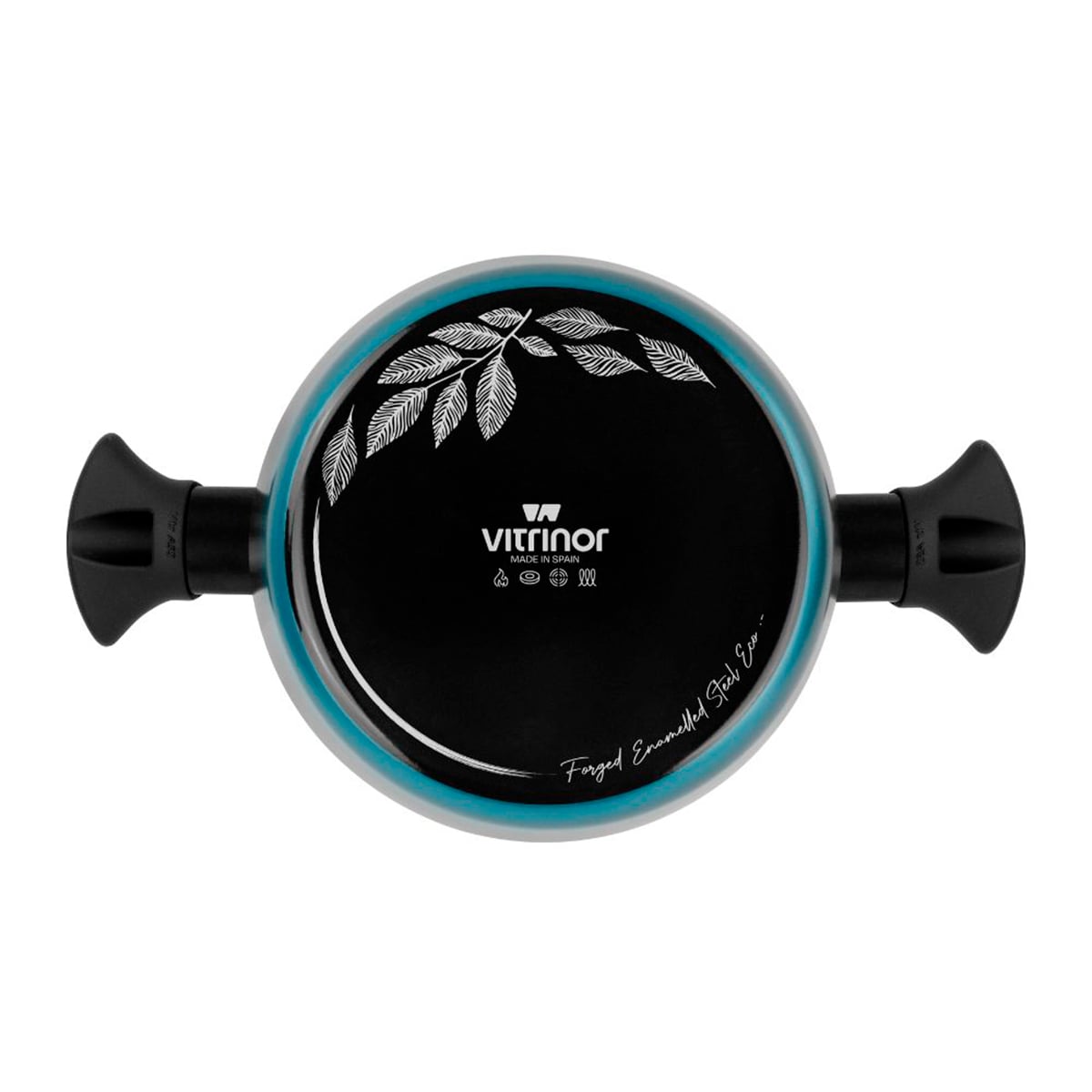 Olla de acero forjado Alborán Vitrinor Azul-2