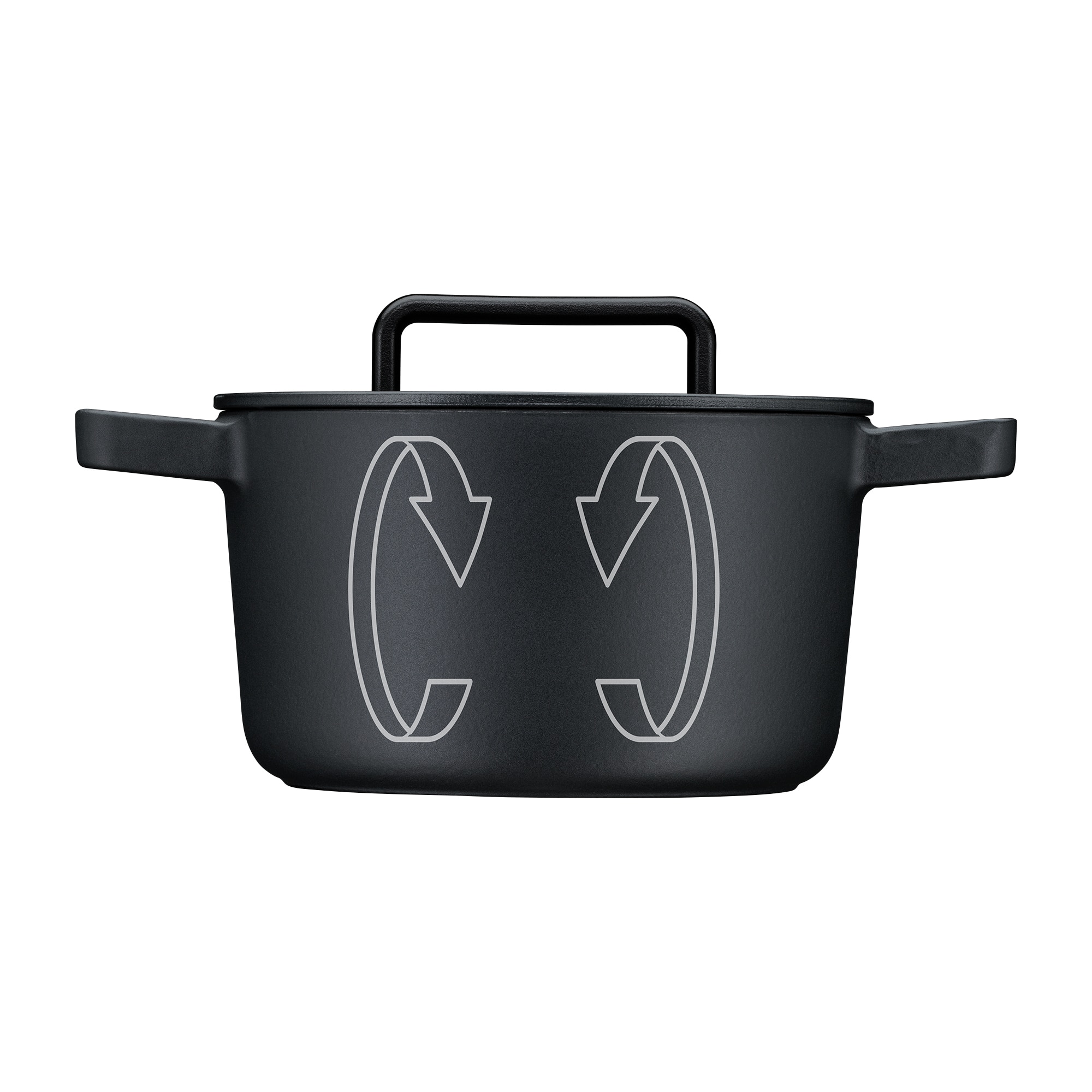 Caçarola com Tampa 22 cm Flavour Preto-6