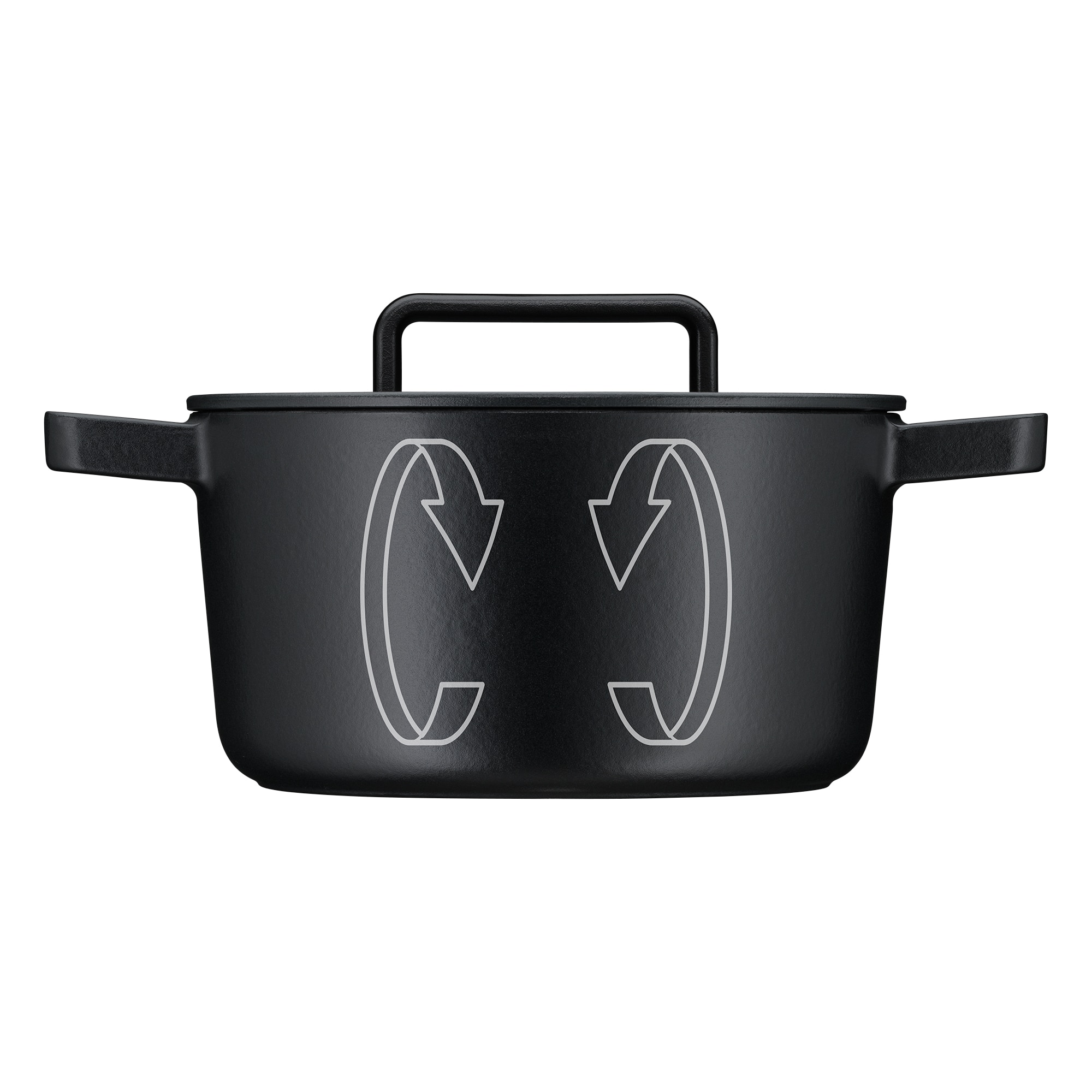 Caçarola com Tampa 24 cm Flavour Preto-4