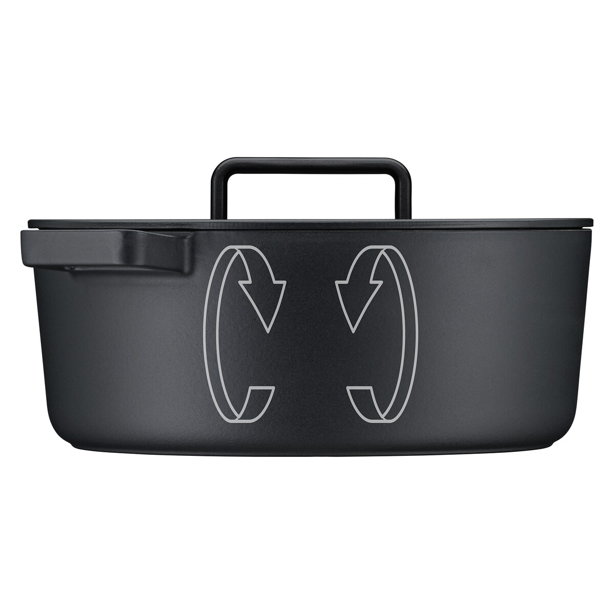 Assador com Tampa 33 cm Flavour Preto-4