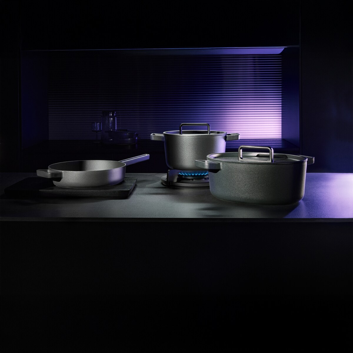 Assador com Tampa 33 cm Flavour Preto-11