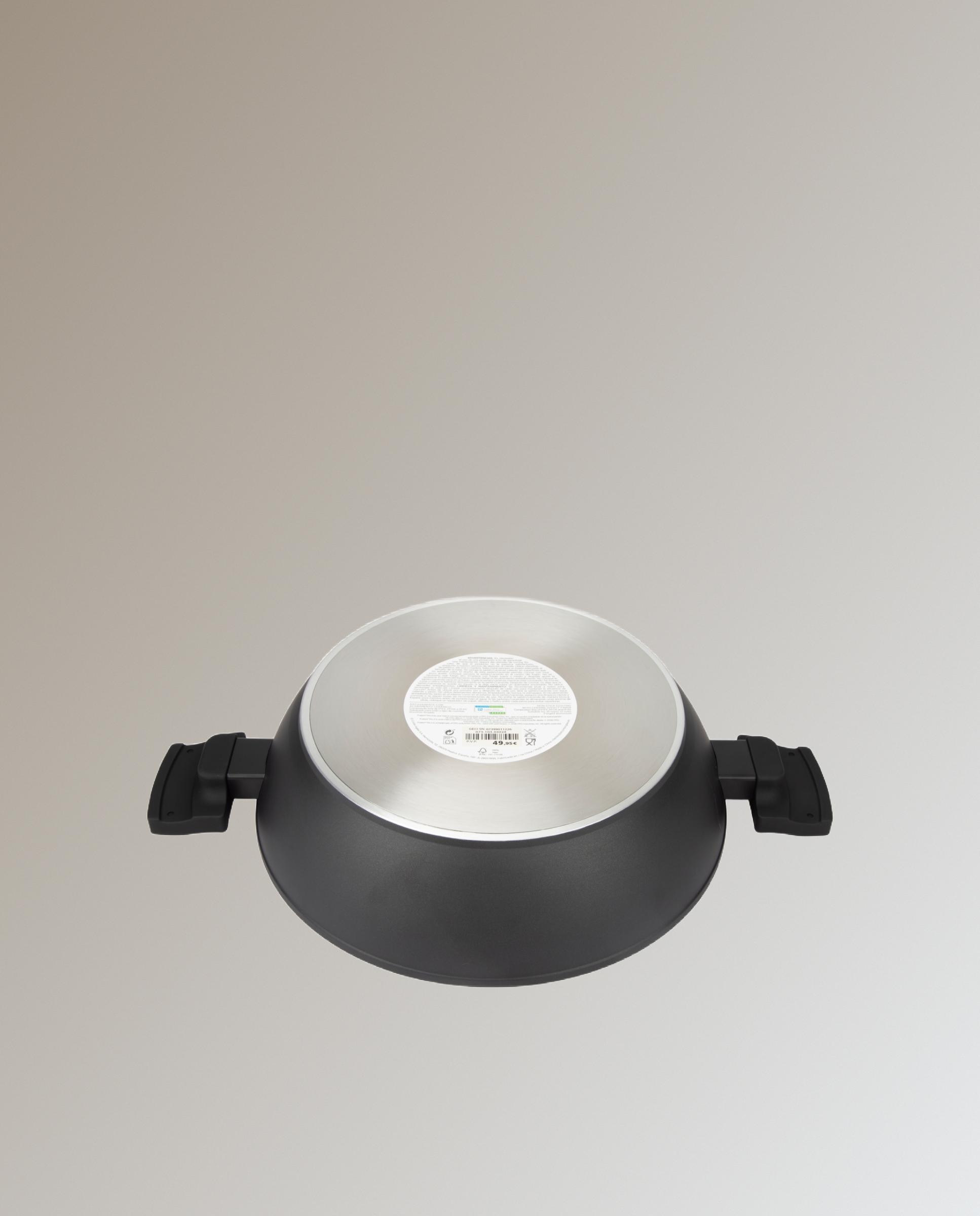 Rustidera de aluminio con antiadherente cerámico Zircón Ceramic - Negro Negro-3