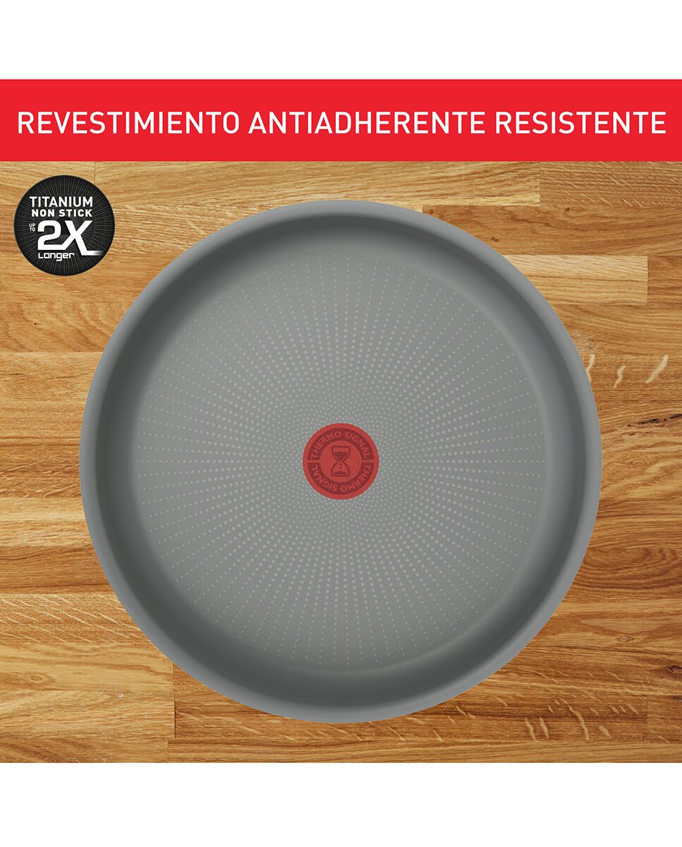 Cazo Tefal Ingenio Halo cazo 18 cm, con cuerpo de aluminio recliclado Negro-4