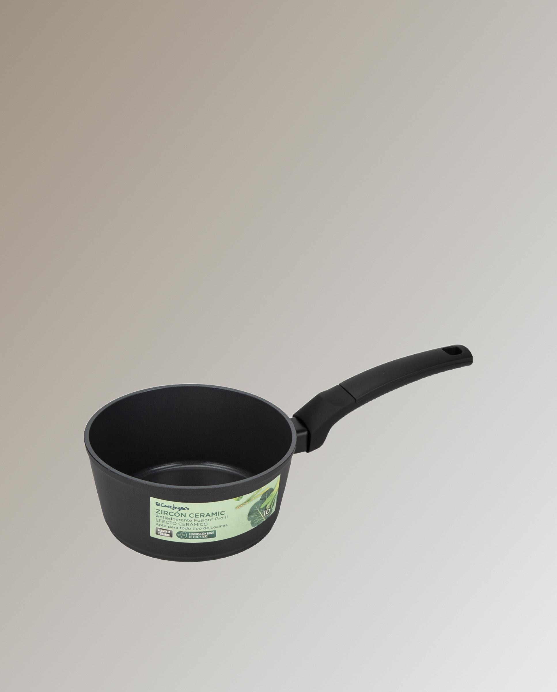 Caçarola de alumínio com revestimento antiaderente cerâmico Zircón Ceramic Preto-2