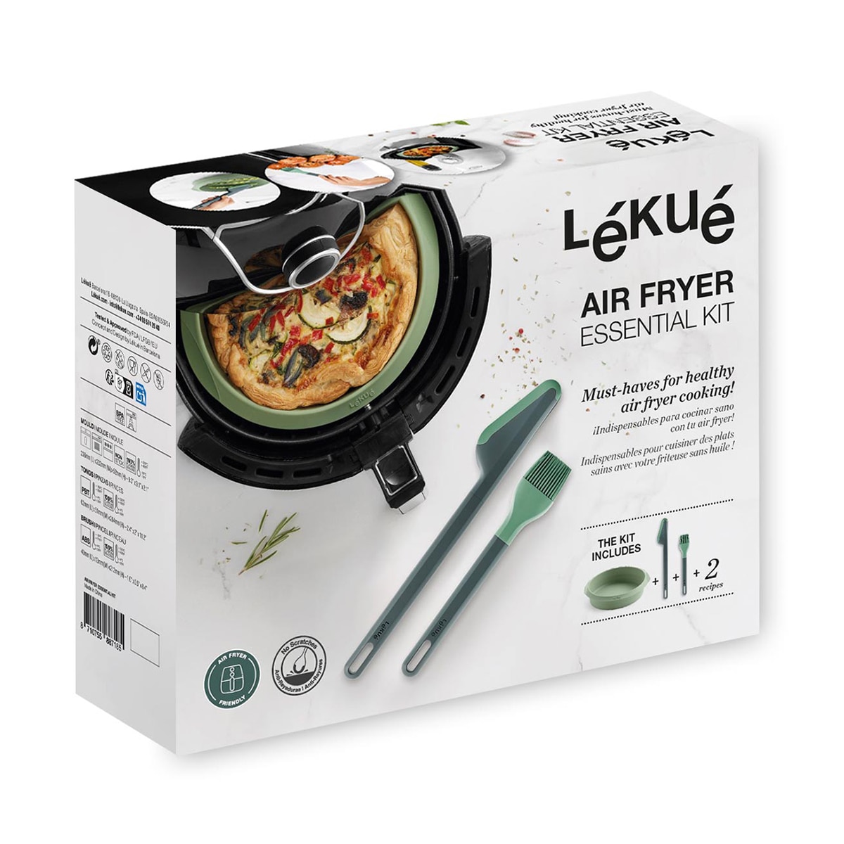 Kit de Acessórios Air Fryer Verde-11