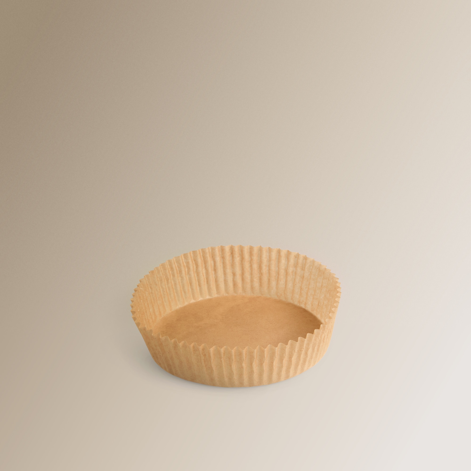 Set de 50 moldes redondos de papel Airfryer El Corte Inglés Marrón-2