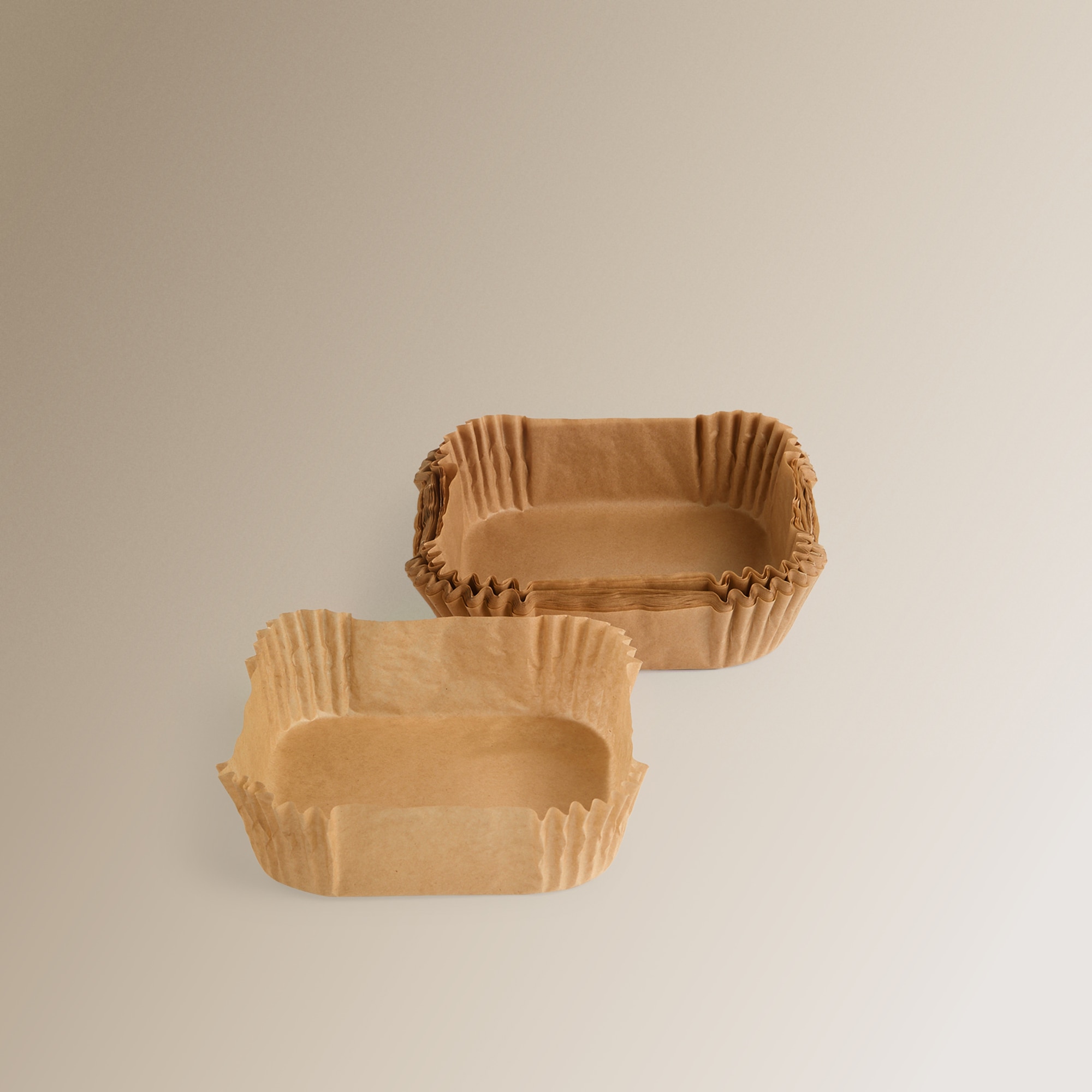 Imagem 0 de Conjunto de 50 Moldes Quadrados de Papel Airfryer