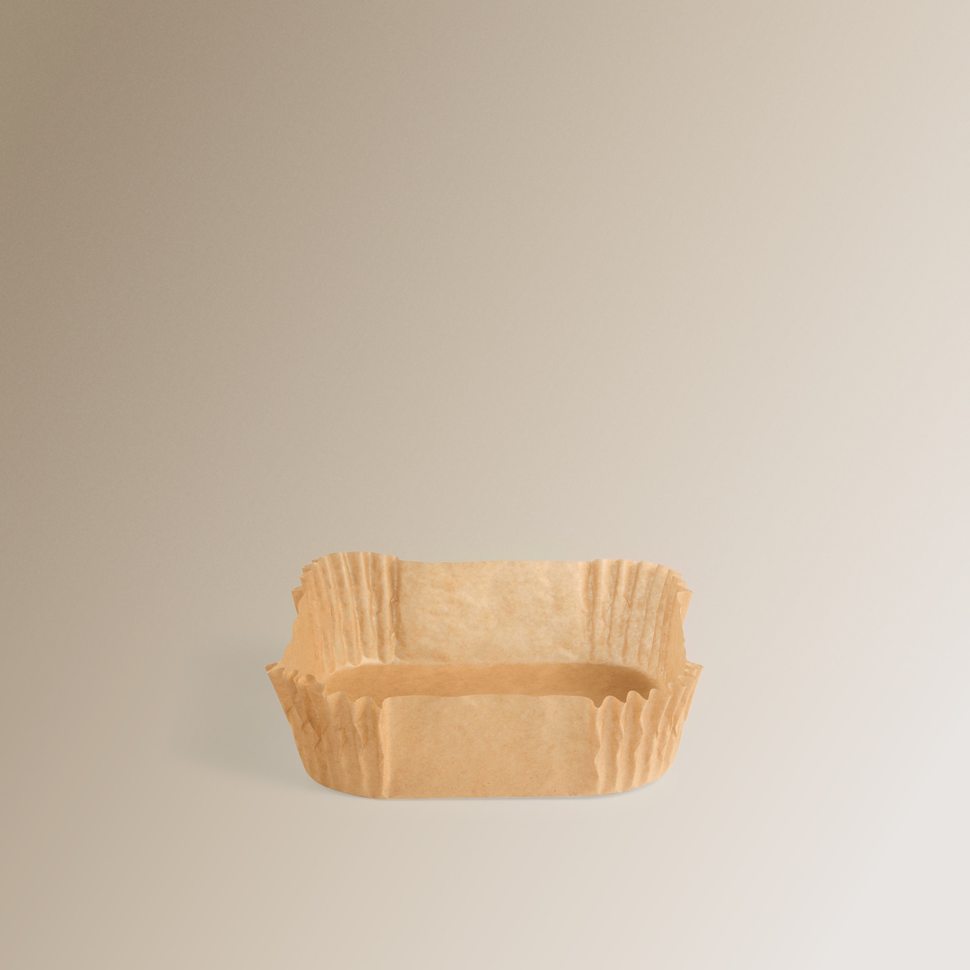 Set de 50 moldes cuadrados de papel Airfryer El Corte Inglés Marrón-2