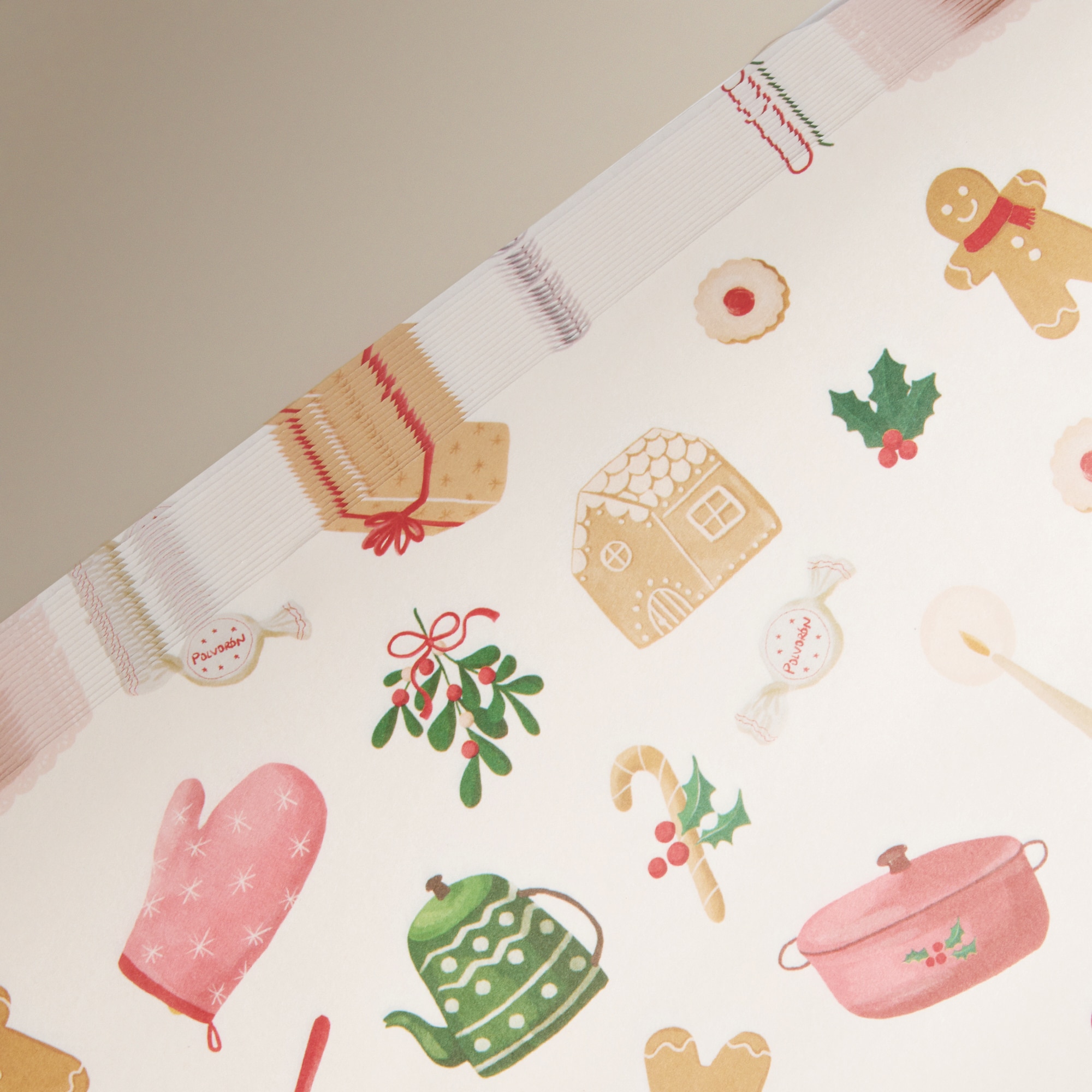 Papel de Forno Receitas Natal Multicolor-2