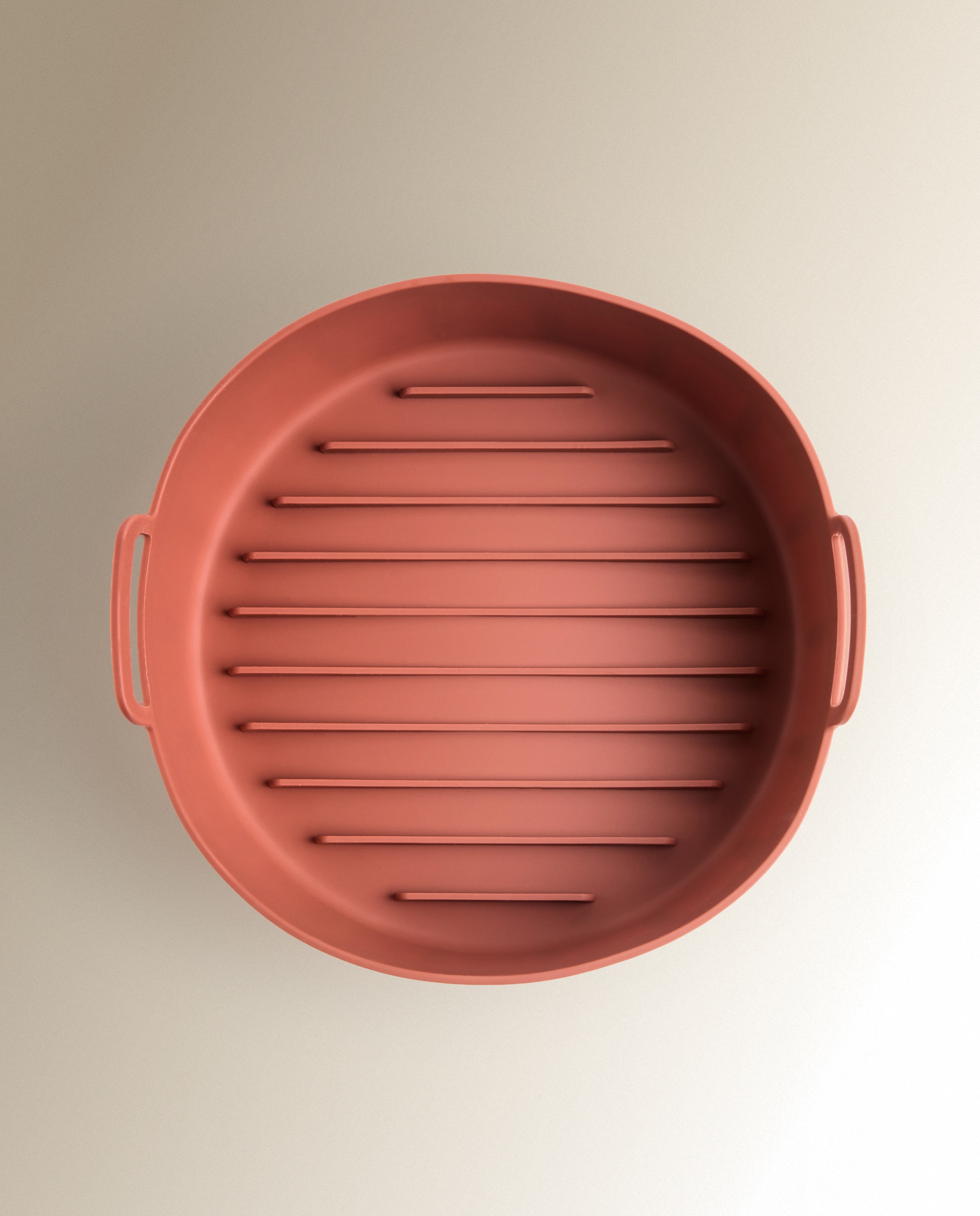 Cesta Redonda com Asas para o Forno Airfryer Vermelho-1