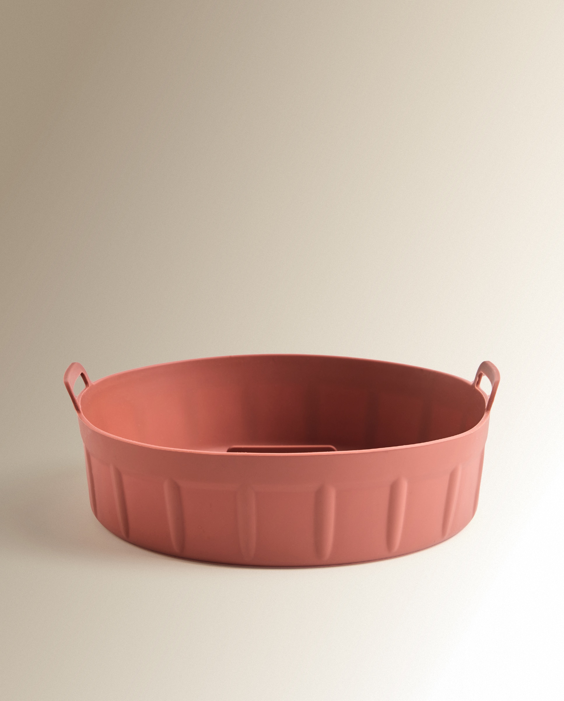 Cesta Redonda com Asas para o Forno Airfryer Vermelho-2