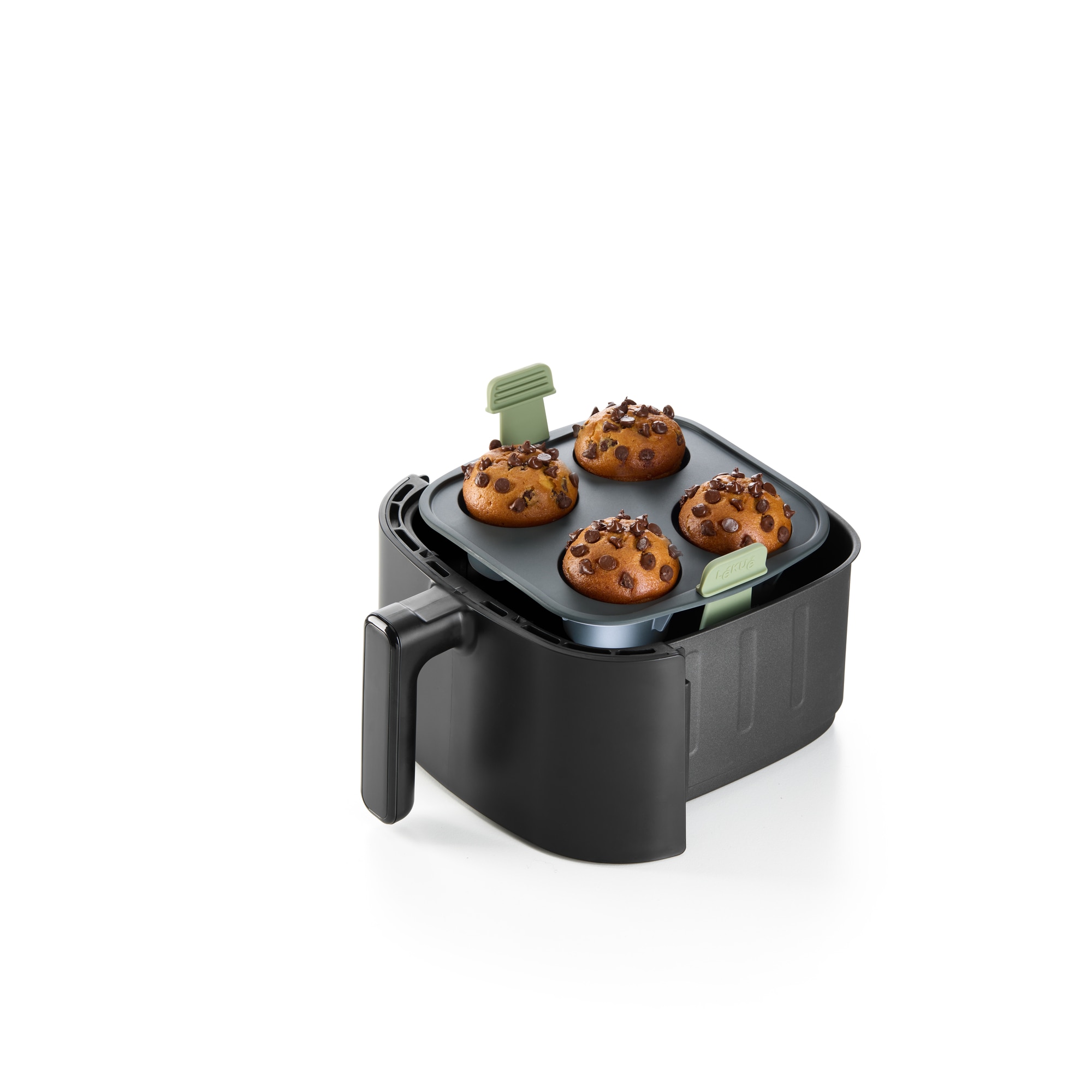 Molde para muffins de silicona Air Fryer Lékué - Gris Gris-7