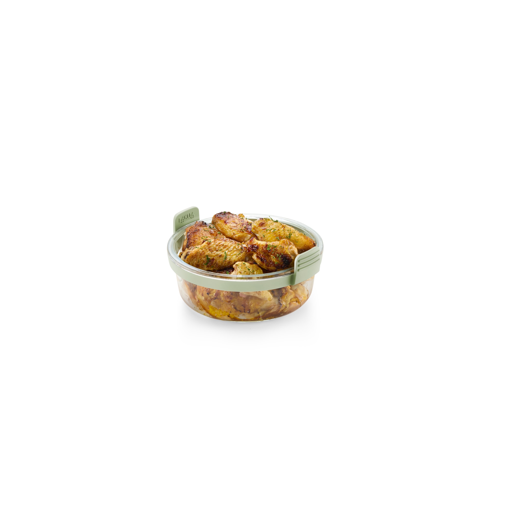 Cesta Redonda de Vidro Air Fryer Transparente-6
