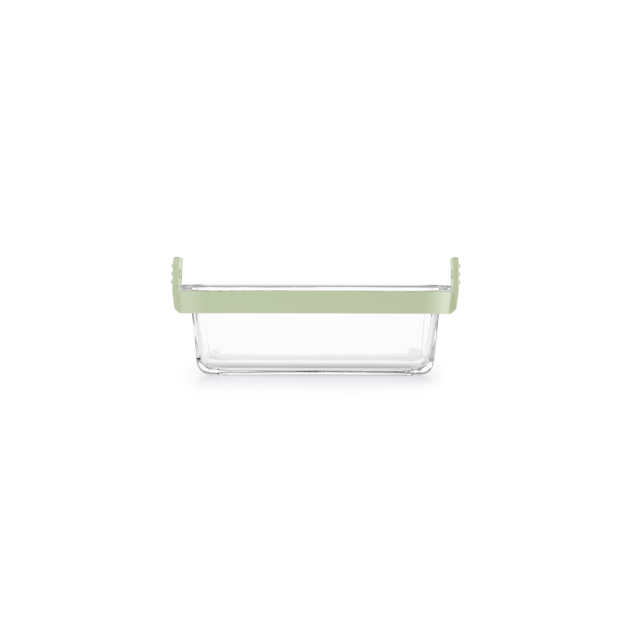 Conjunto de 2 Cestas Retangulares de Vidro Air Fryer Transparente-2