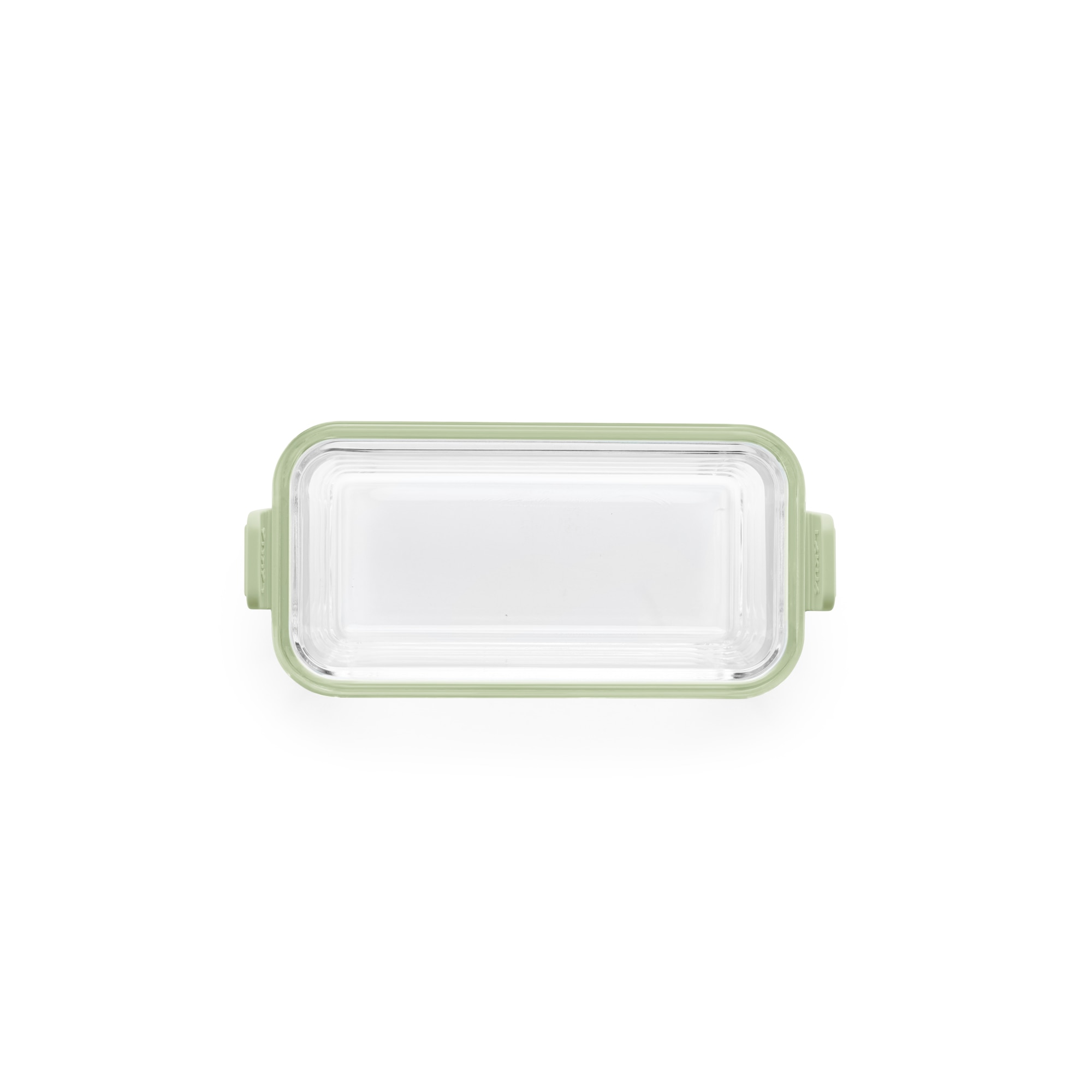 Conjunto de 2 Cestas Retangulares de Vidro Air Fryer Transparente-3