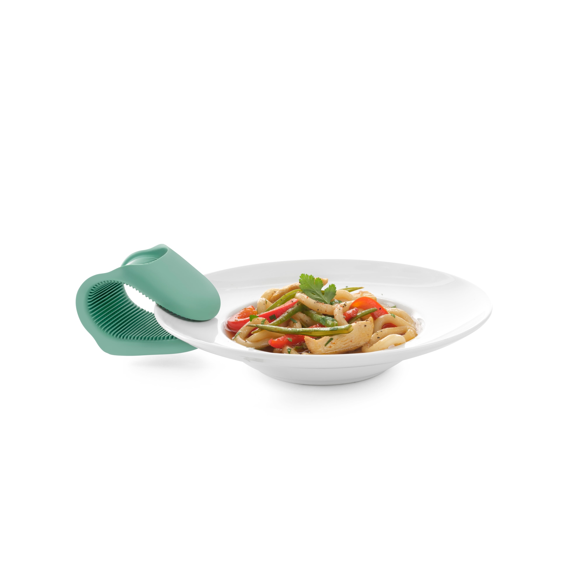 Conjunto de 2 Mini Luvas de Silicone Air Fryer Verde-6