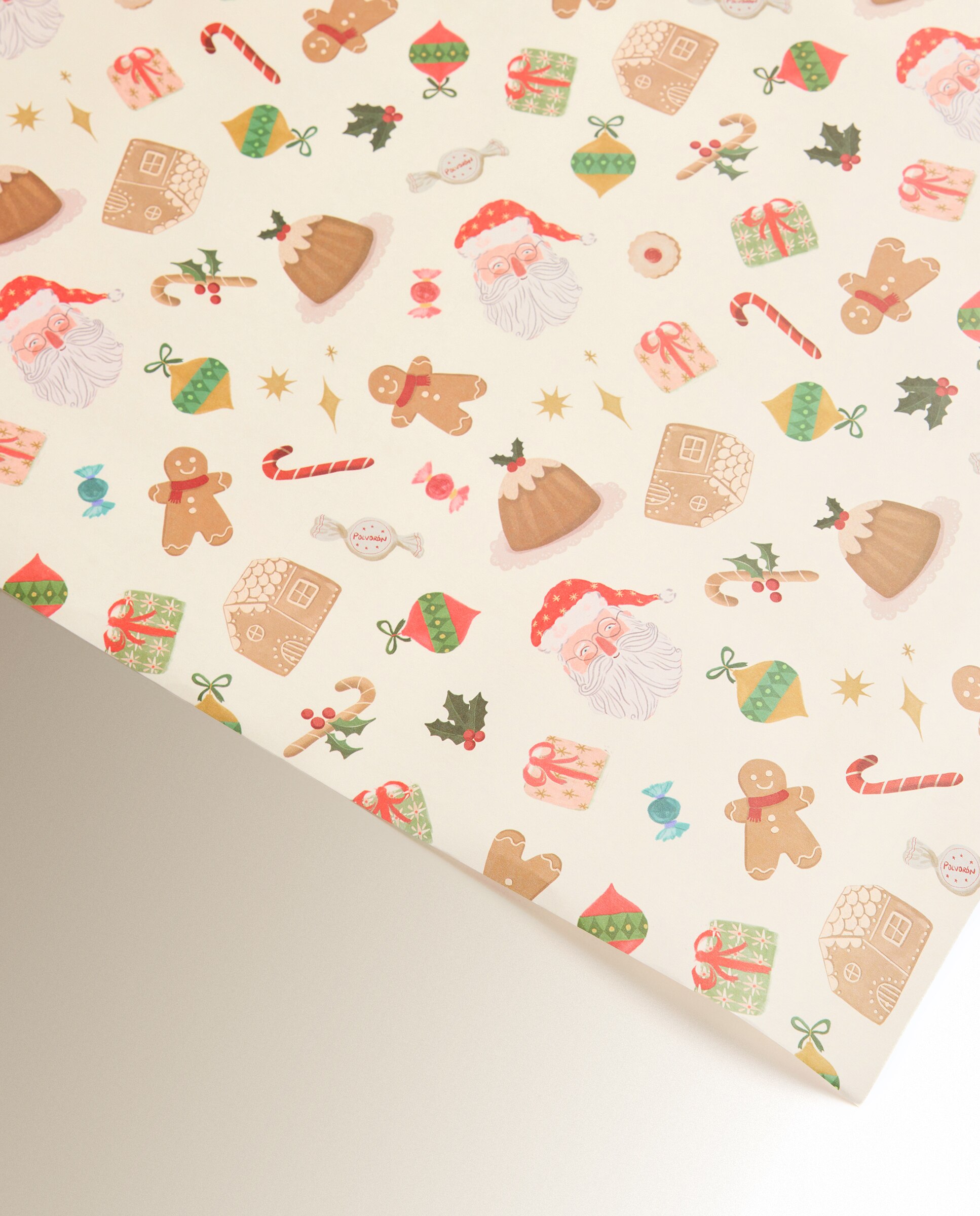 Papel para Forno com Motivos Natalícios Multicolor-2