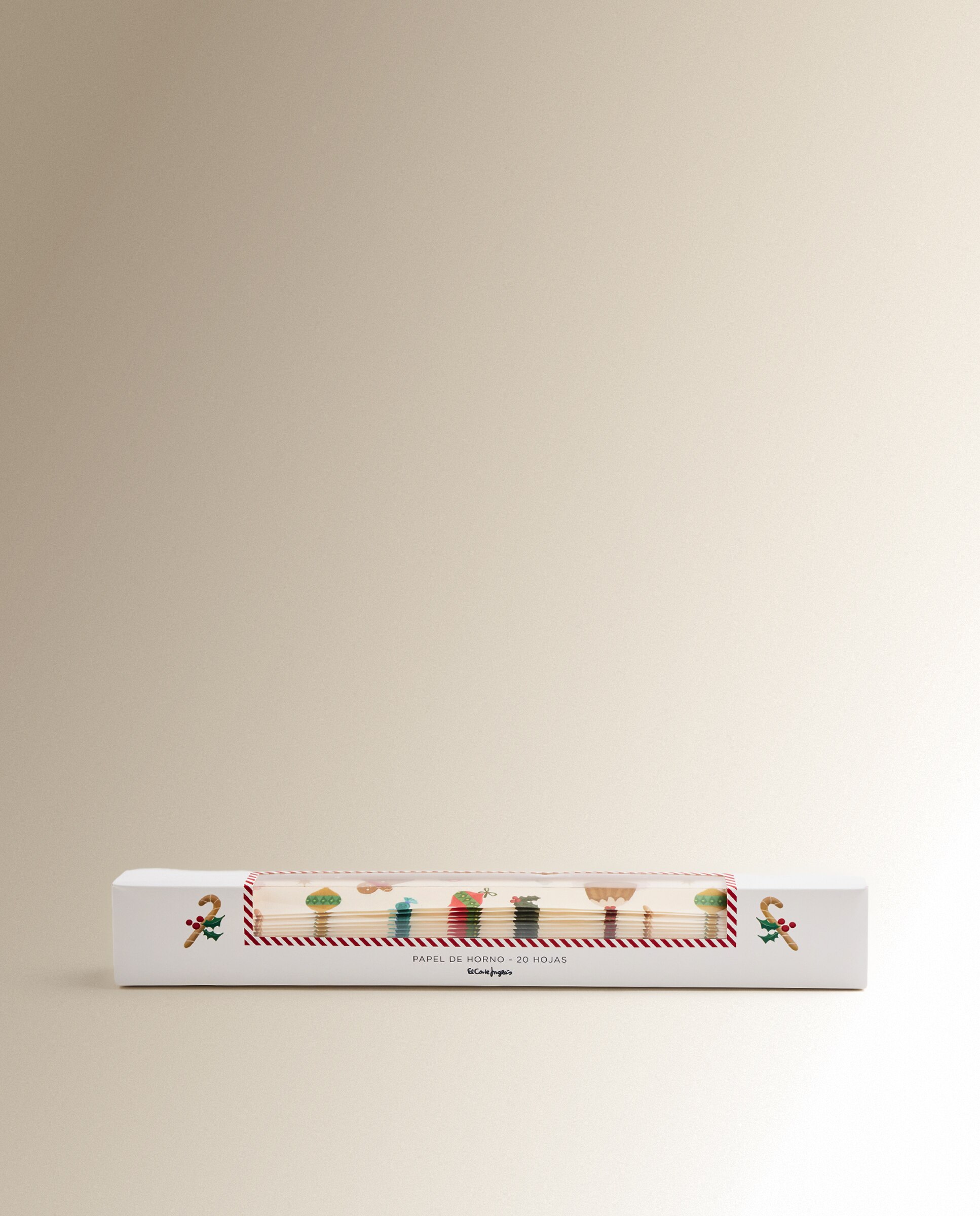 Papel para Forno com Motivos Natalícios Multicolor-3