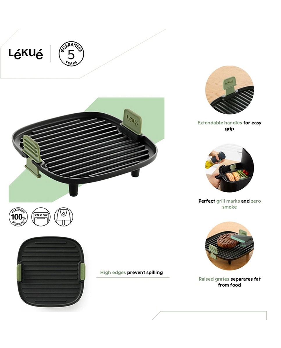 Grelhador para Air Fryer Cinzento-8