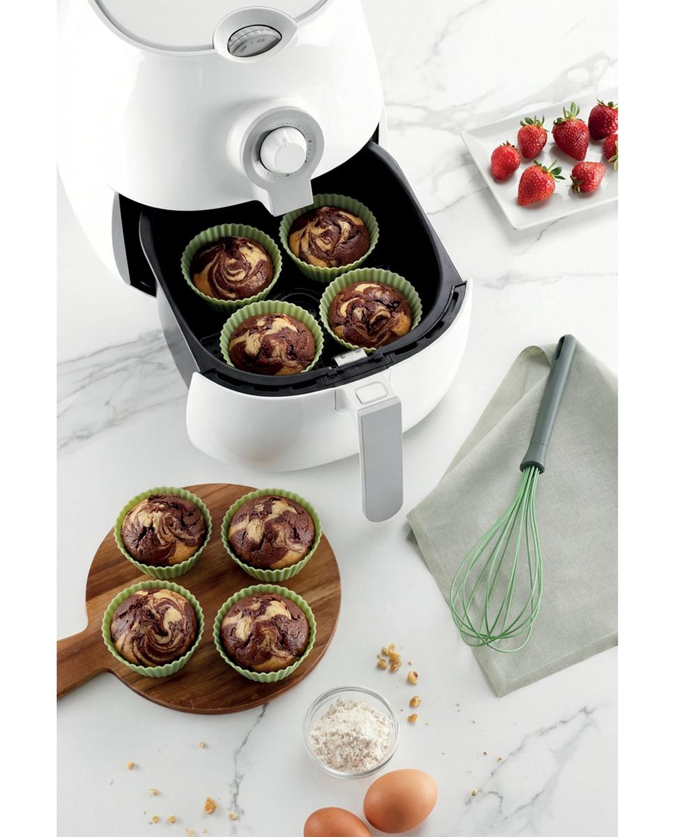 Formas de Muffin para Air Fryer 7 cm, Conjunto de 4 Verde-5