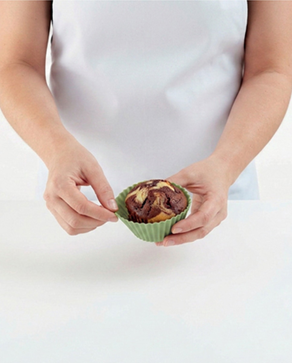 Formas de Muffin para Air Fryer 7 cm, Conjunto de 4 Verde-6