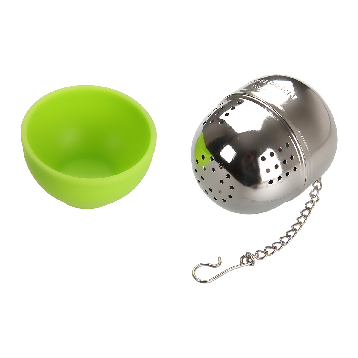 Bola para infusiones con soporte antigoteo Fackelmann Verde-2