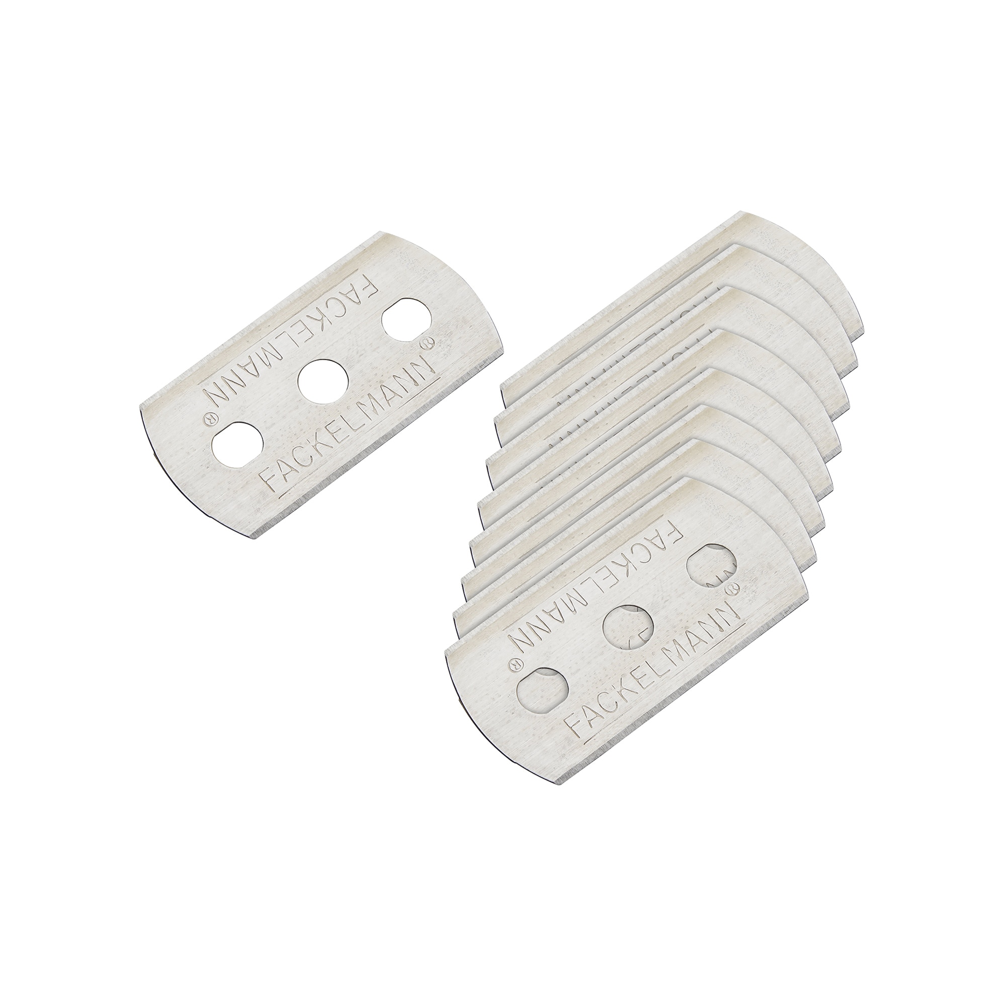 Set de 10 cuchillas de recambio para rasquetas Fackelmann Acero-1