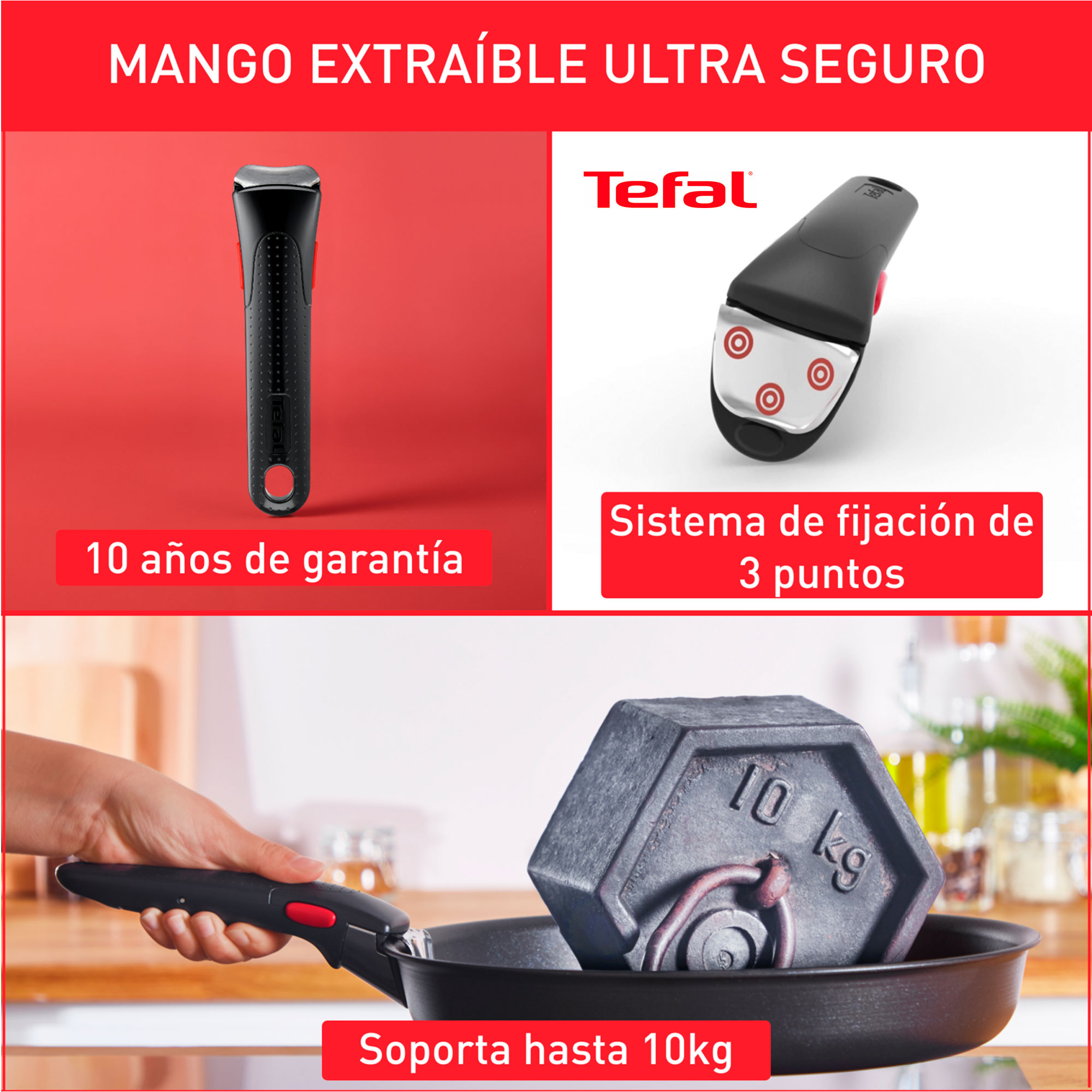 Wok de Alumínio Antiaderente Ingenio Ultimate Preto-5