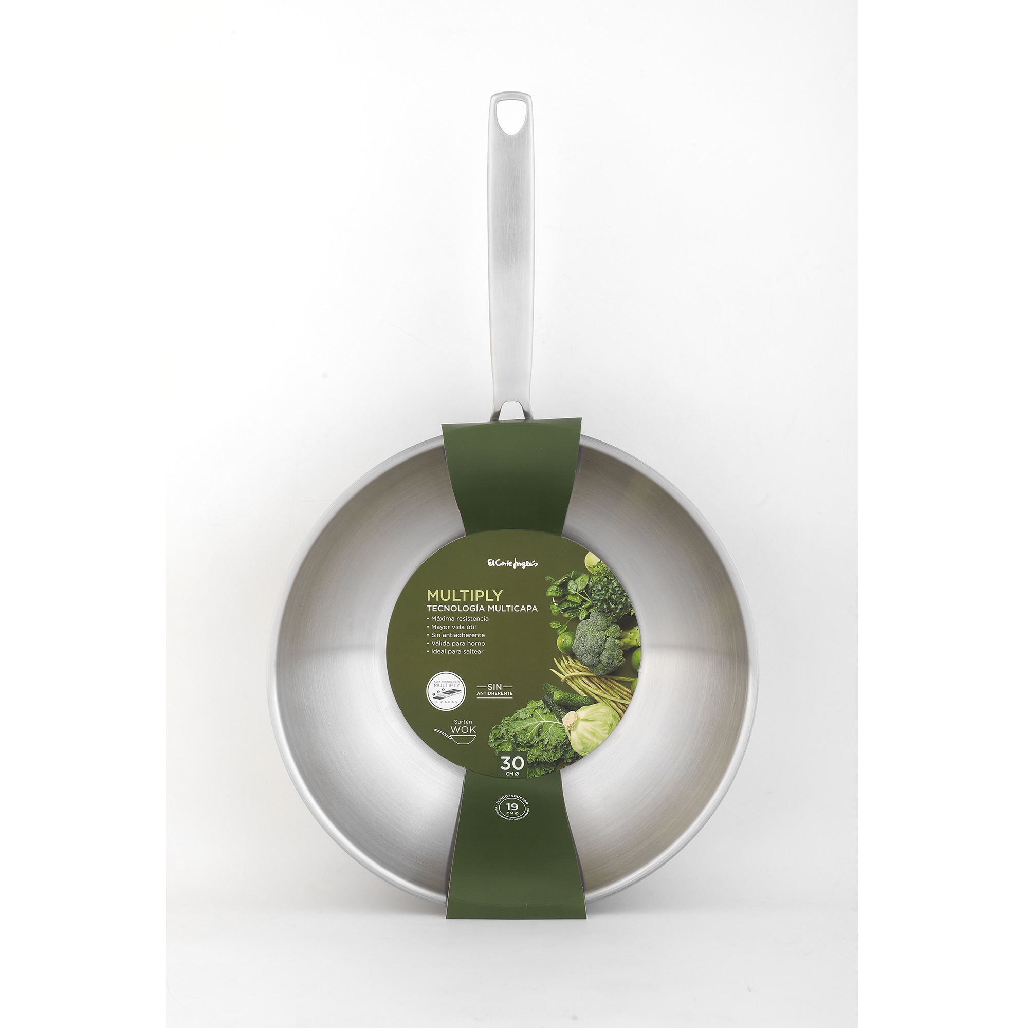 Wok sem Antiaderente Multiply Aço-4