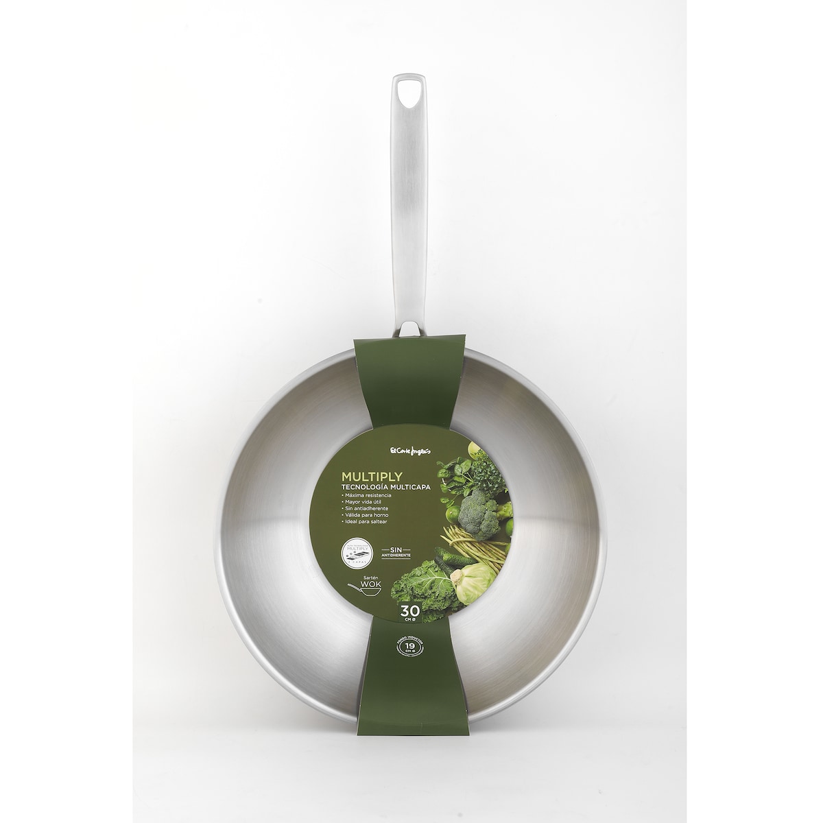 Wok sem Antiaderente Multiply Aço-4