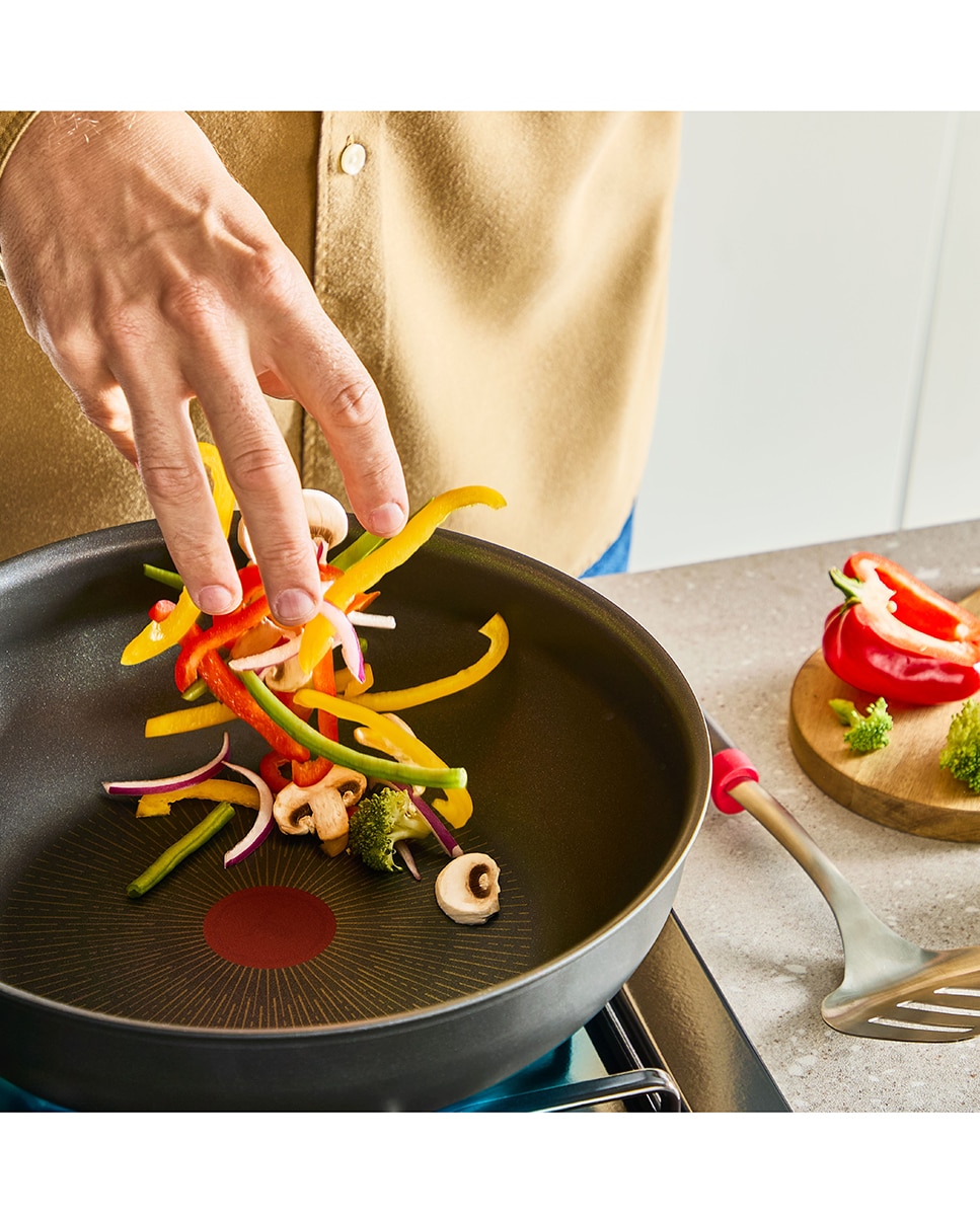 Frigideira Wok Ingenio Excellence Fusion Tefal Preto-4