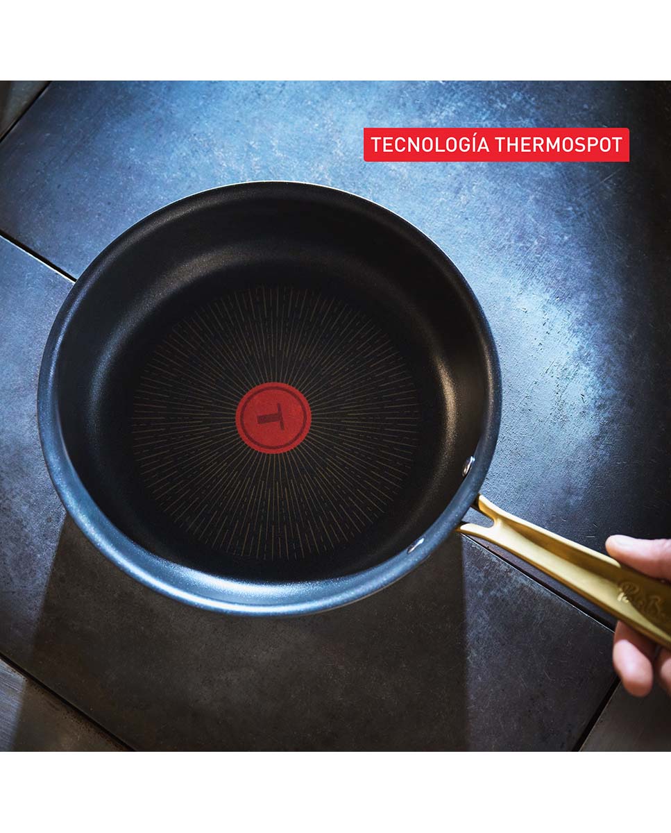 Wok de alumínio Paul Bocuse Tefal Preto-4