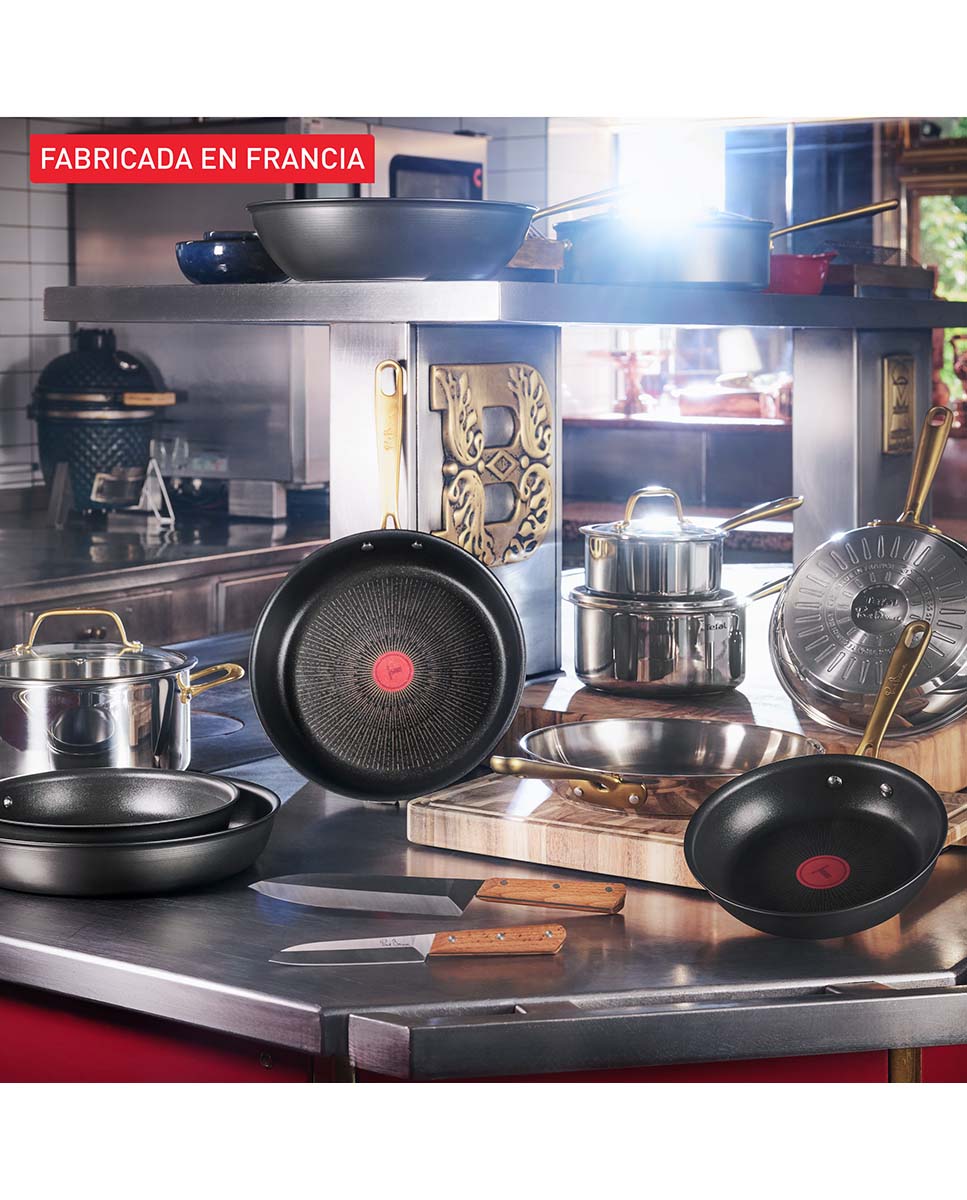 Wok de alumínio Paul Bocuse Tefal Preto-5