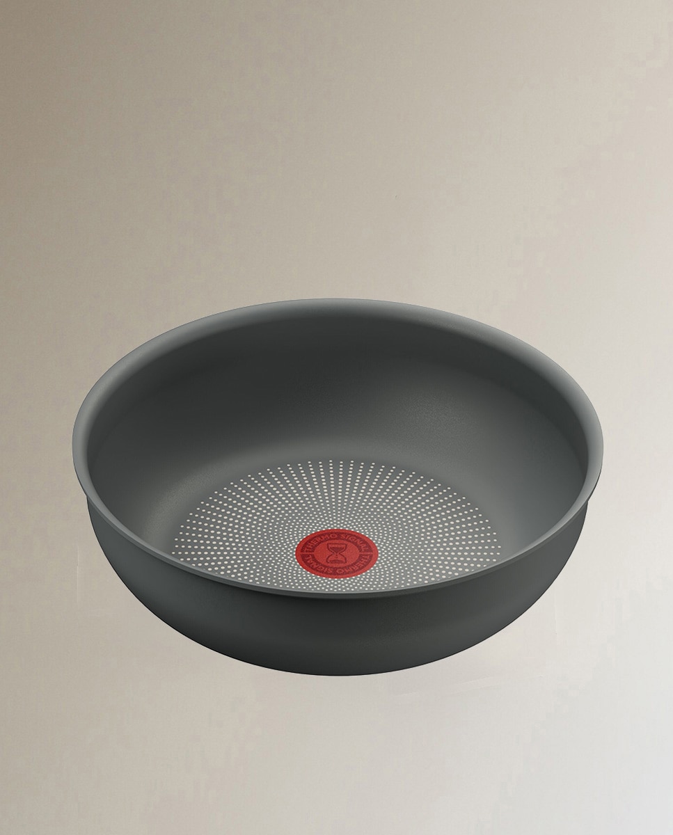 Imagen 0 de Wok Tefal Ingenio Halo, 26 cm, con cuerpo de aluminio recliclado