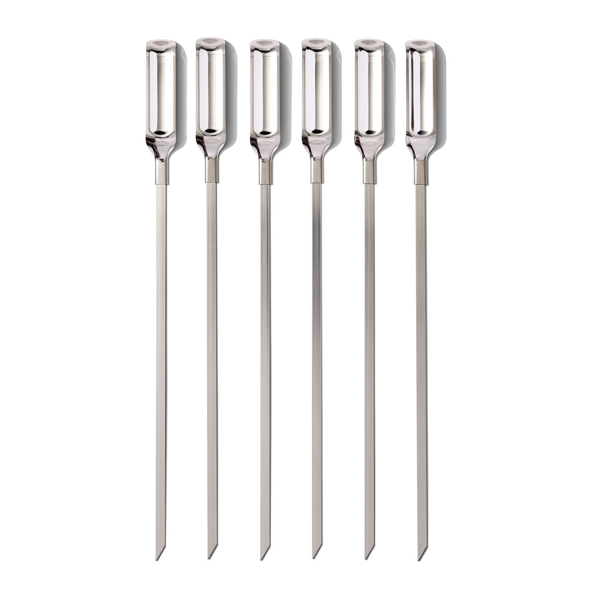 Conjunto de 6 Espetos para Churrasqueiras Aço-1