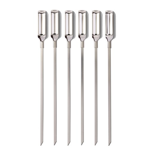 Set 6 brochetas para barbacoas Oxo