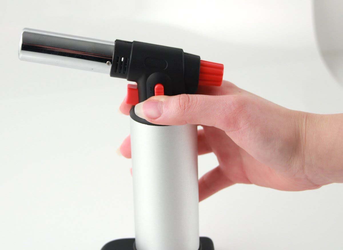 Soplete flambeador Profesional Fackelmann Plata-2