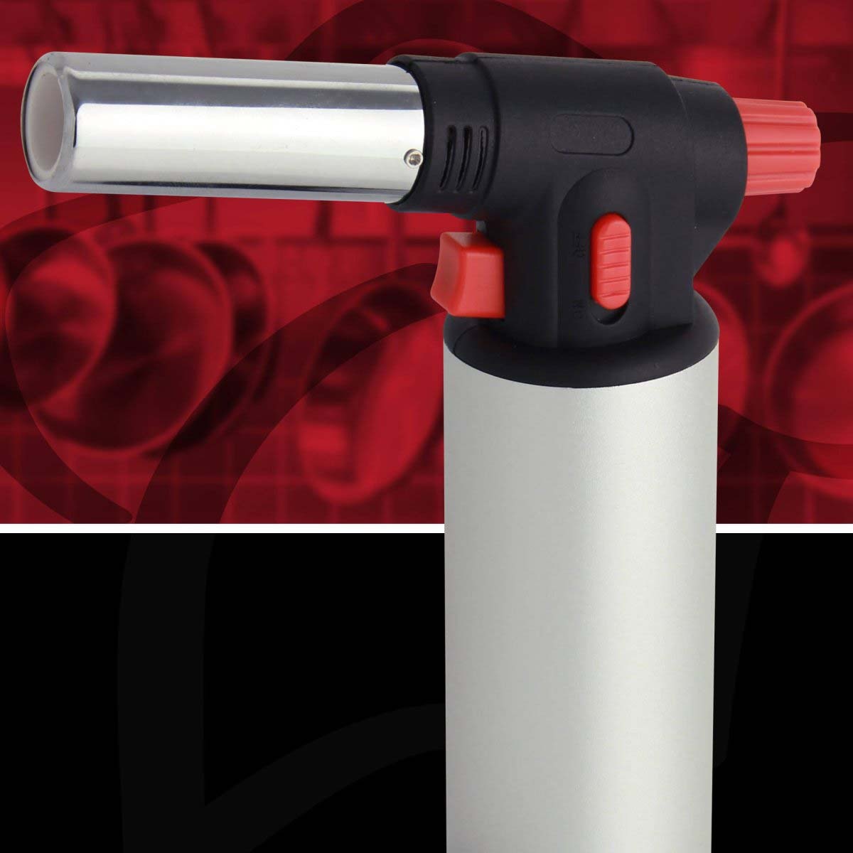Soplete flambeador Profesional Fackelmann Plata-6