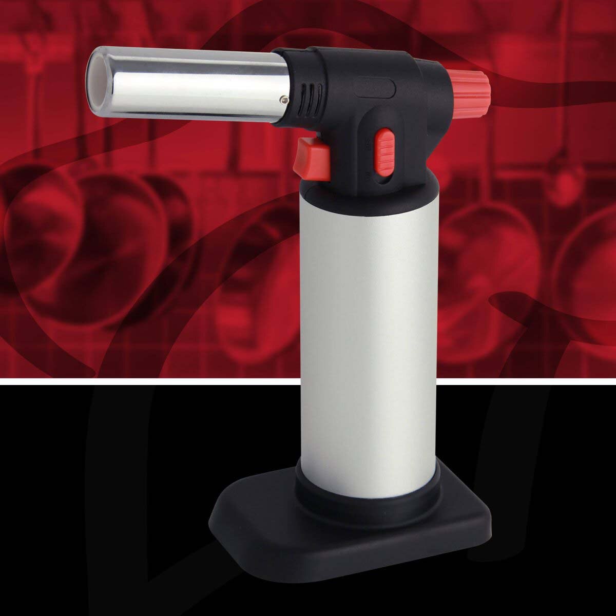 Soplete flambeador Profesional Fackelmann Plata-7
