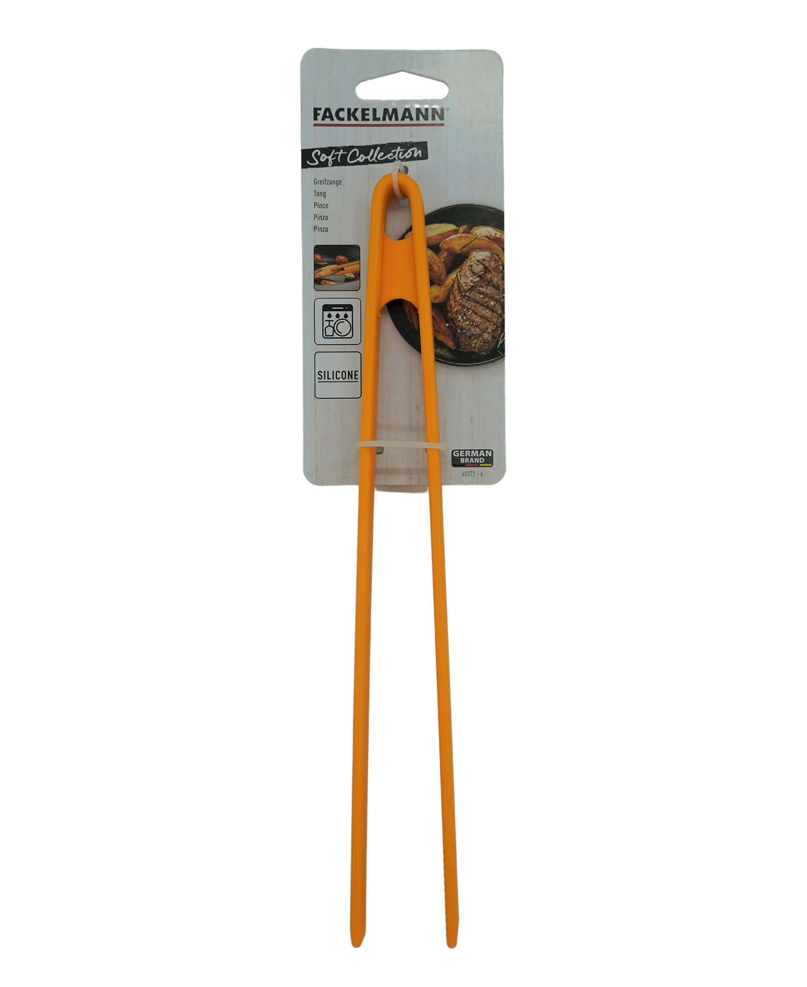 Pinzas de silicona Soft Fackelmann Naranja-3